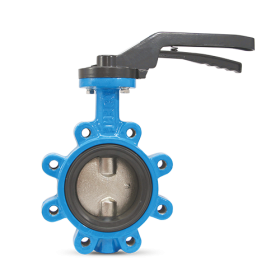 Затвор поворотный дисковый межфланцевый с резьбовыми проушинами FAF