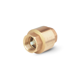 Клапан обратный пружинный латунный FAF 4300