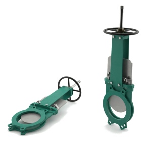 Шиберные ножевые задвижки