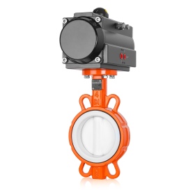 VBS-143 Затвор поворотный c пневмоприводом RPA